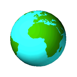 Die Erde als Kugel (10343 Byte)