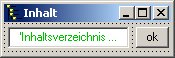 Ruft mein Inhaltsverzeichnis auf.